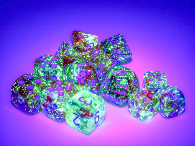 Set of 36 Dice D6 Chessex Nebula Primary/Blue 12mm (CHX 27959)