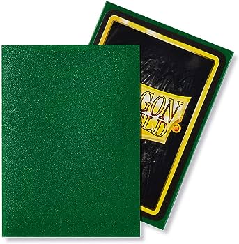 DRAGON SHIELD 100 SLEEVES STANDARD MATTE - EMERALD (AT-11036)