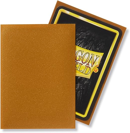 DRAGON SHIELD 100 SLEEVES STANDARD MATTE - GOLD (AT-11006)