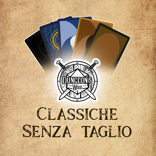 FOGLIO CARTE DA GIOCO E PROXY SENZA TAGLIO