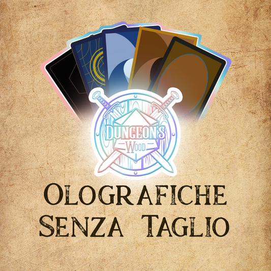 FOGLIO CARTE DA GIOCO E PROXY FOIL SENZA TAGLIO
