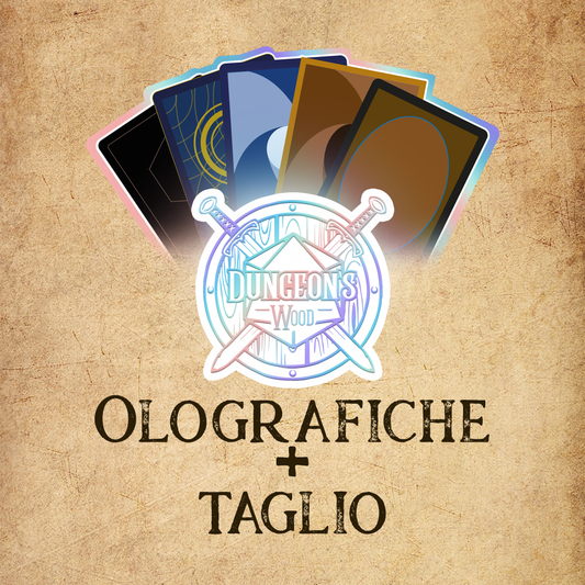 FOGLIO CARTE DA GIOCO E PROXY FOIL + TAGLIO