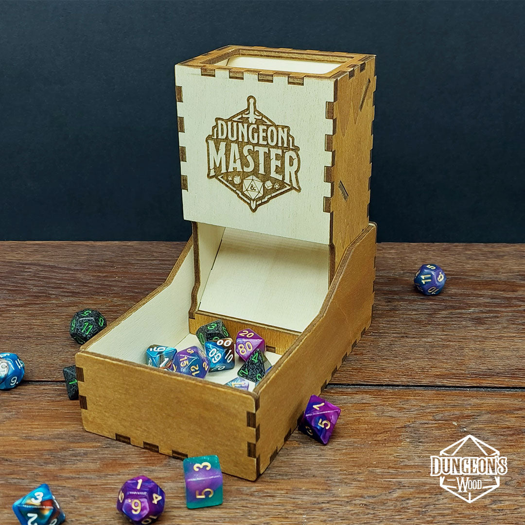 DICE TOWER LEGNO - TORRE LANCIA DADI E PORTA DADI