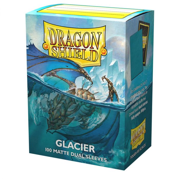 DRAGON SHIELD 100 SLEEVES STANDARD MATTE DUAL - GLACIER MINIOM (AT-15031)