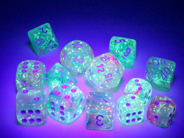 Nebula Wisteria/white Luminary 12mm d6 Dice Block (36 dice) (CHX27945)