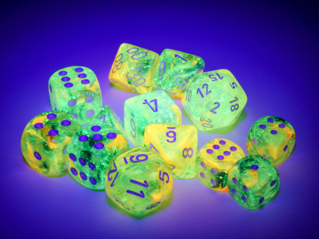 Nebula Spring/white Luminary 12mm d6 Dice Block (36 dice) (CHX27955)