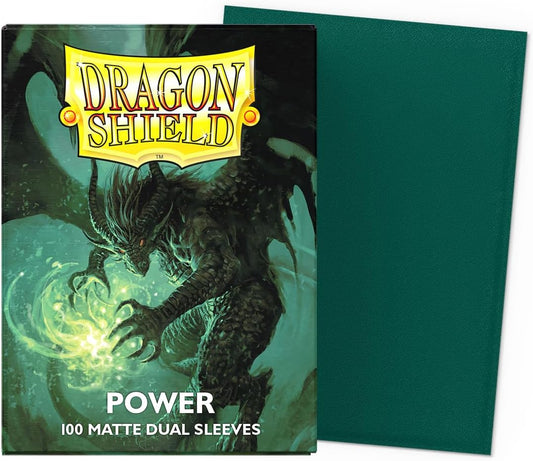DRAGON SHIELD 100 SLEEVES MATTE DUAL  - POWER (AT-15063)