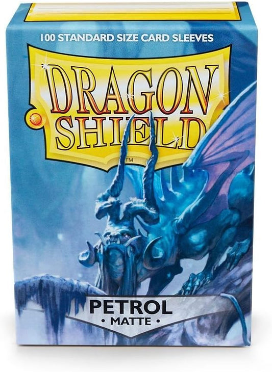 DRAGON SHIELD 100 SLEEVES STANDARD MATTE  - PETROL (AT-11020)