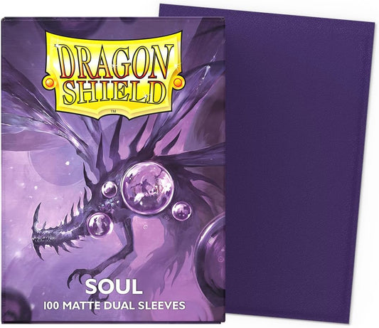 DRAGON SHIELD 100 SLEEVES MATTE DUAL  - SOUL (AT-15062)