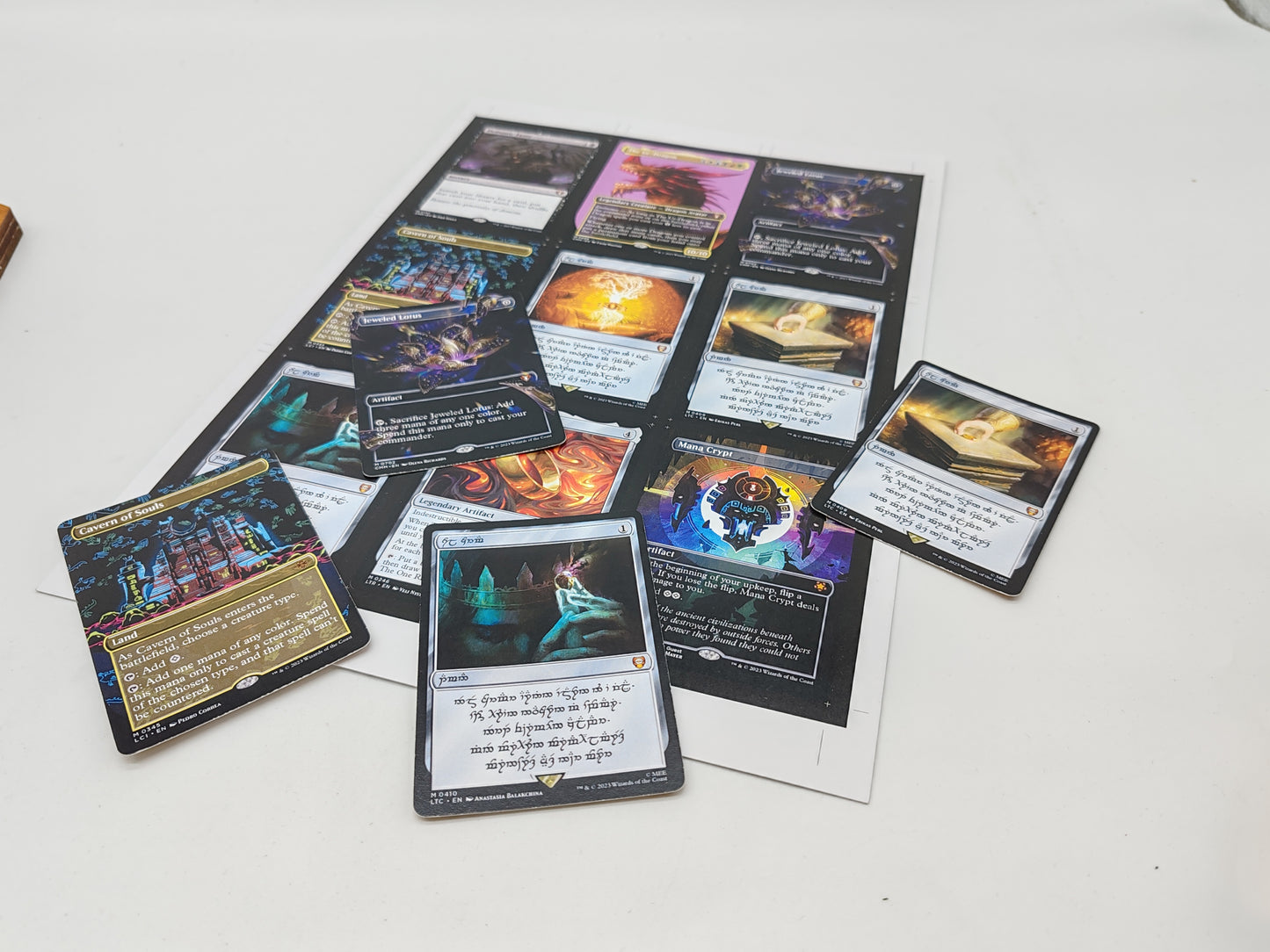 CARTE DA GIOCO E PROXY  IN FOGLIO SUPER A4 CON 9 SLOT CARTA
