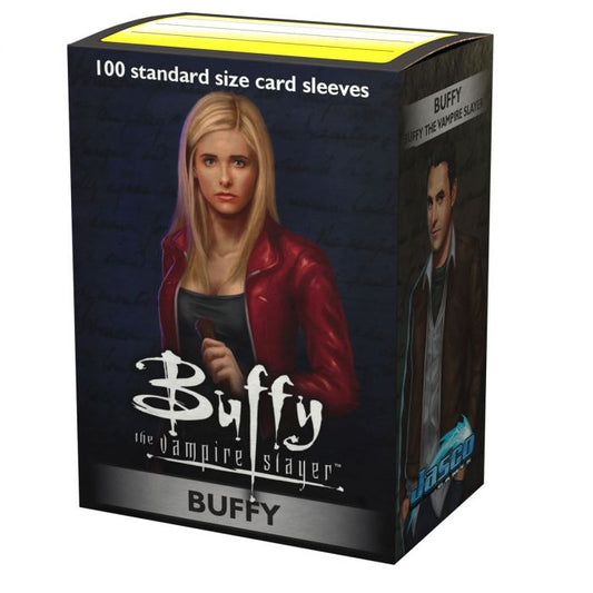 DRAGON SHIELD 100 SLEEVES STANDARD MATTE  - BUFFY THE VAMPIRE SLAYER - BUFFY - CLASSIC ART (AT-16010)