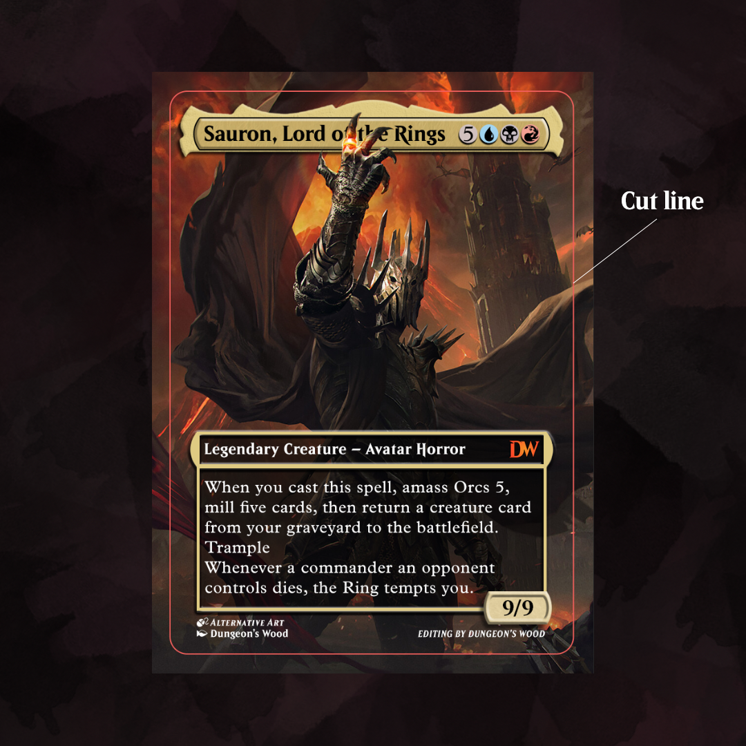DESIGN CARTA PERSONALIZZATA MAGIC THE GATHERING