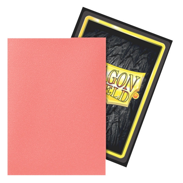 DRAGON SHIELD 100 SLEEVES STANDARD MATTE DUAL -  PEACH PIIP (AT-15053)